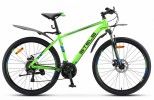 Велосипед 26' хардтейл, рама алюминий STELS NAVIGATOR-640 MD зеленый, диск, 24 ск., 14,5' (А21)